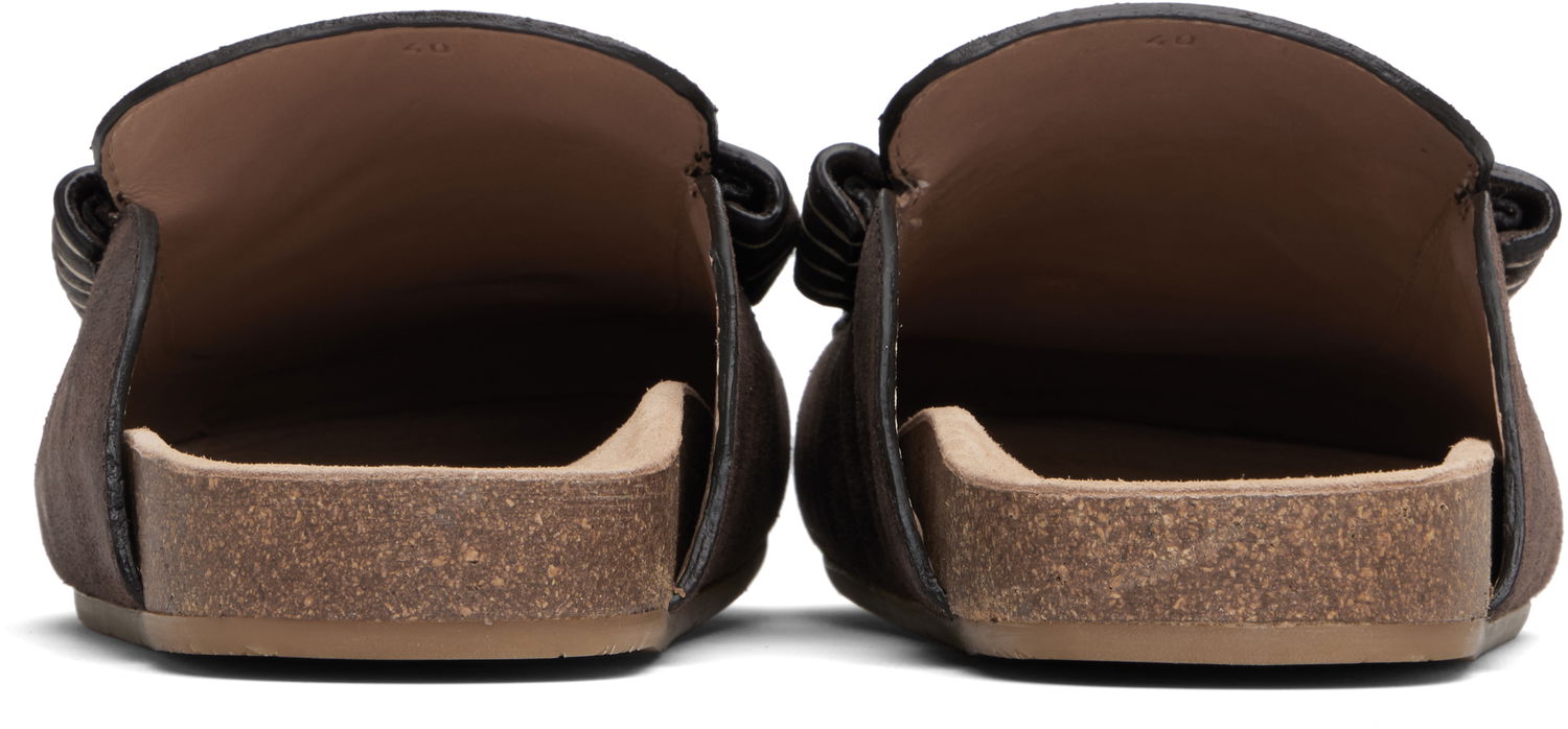 Sneakers og sko JW Anderson JW Anderson Stitch Loafer Mules Brun | LF0079-LA0319, 1