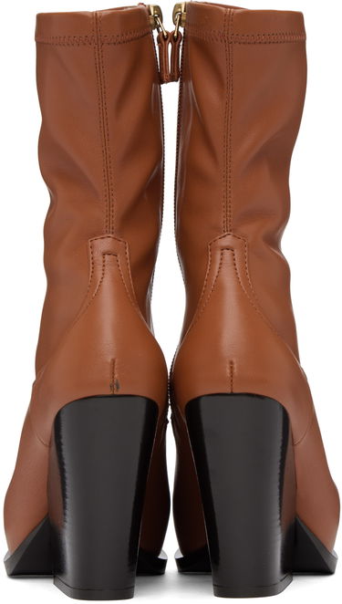 Sneakers og sko Stella McCartney Stella McCartney Cowboy Ankle Boots Brun | 810134W1IL0, 1