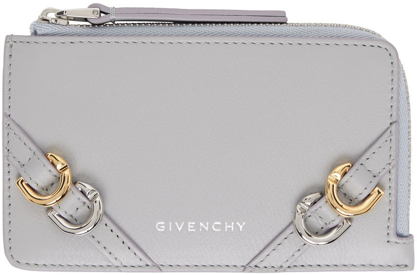 Tegnebog Givenchy Voyou Zipped Card Holder Grå | BB60LSB1Q7050, 0