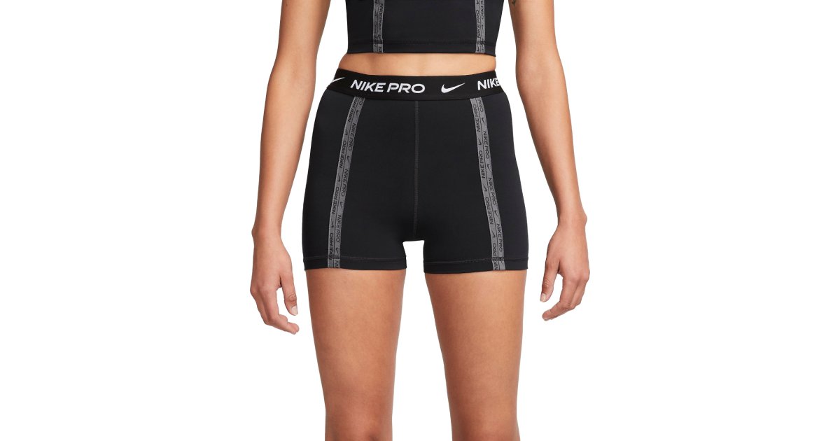 Shorts Nike Pro Dri-FIT High-raised 3in Shorts Sort | fb5450-010, 1