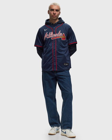 Jersey Nike MLB Atlanta Braves Limited Alternate Jersey Mørkeblå | T7LM-AWA1-AW-L23-44B, 1