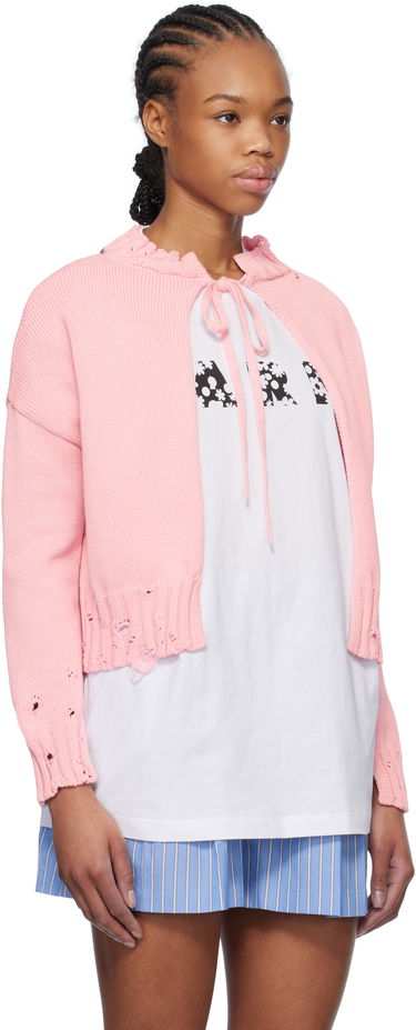 Sweater Marni Marni Worn Ribs Shrug Sweater Sort | GCMD0579A0 UFC652, 4