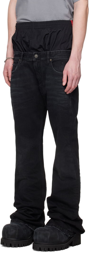 Jeans Balenciaga Balenciaga Layered Jeans Sort | 814224TRW58, 3