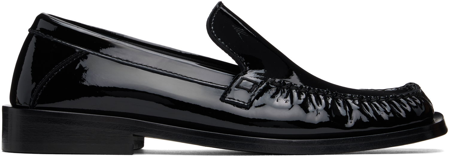 Tøj The Attico Attico Charles Patent Leather Loafers Sort | 250WSH00856 LBT002AA, 0