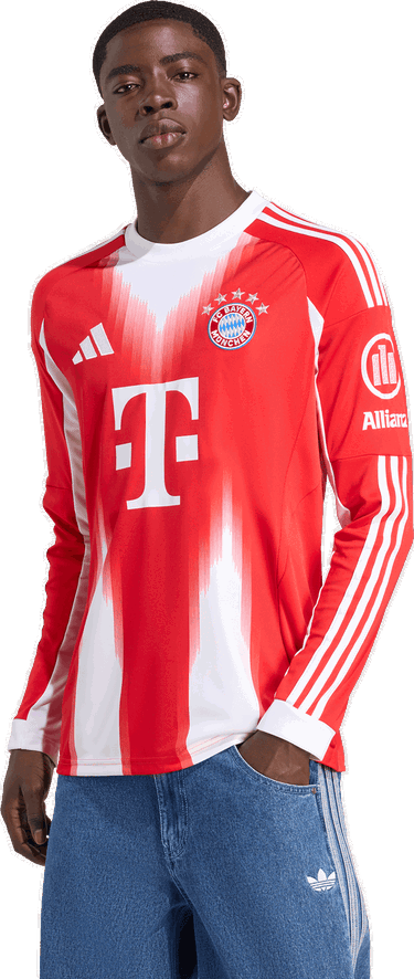 Jersey adidas Performance FC Bayern 25/26 Long Sleeve Jersey Rød | JP3689, 4