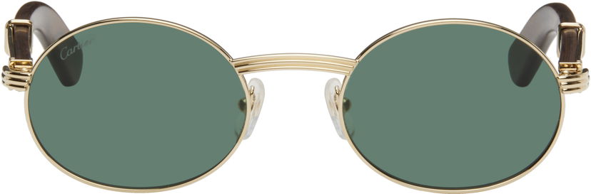 Solbriller Cartier Première de Cartier Sunglasses Brun | CT0464S-010