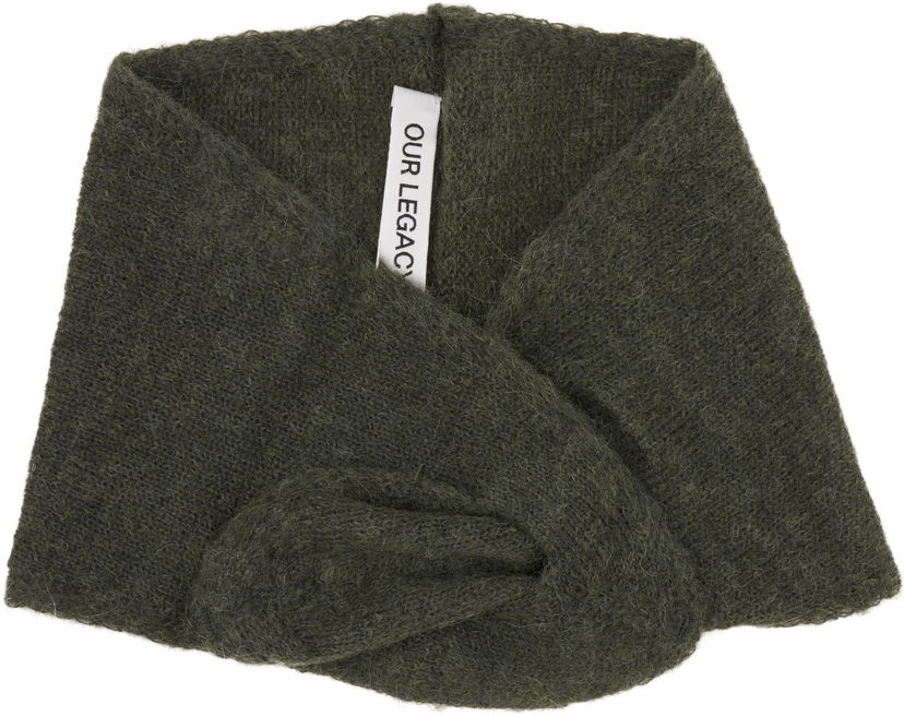 Tørklæde OUR LEGACY Our Legacy Miniature Knotted Scarf Grøn | A4258MM