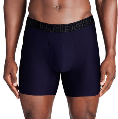 Boksere Under Armour Under Armour UA Performance Tech Solid 6-Inch Boxer Briefs Mørkeblå | 1383849-410, 1