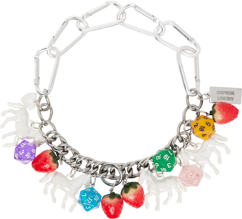 Nøgleringe Chopova Lowena Chopova Lowena 'The Everything' Chain Necklace with Charms Flerfarvet | 6601