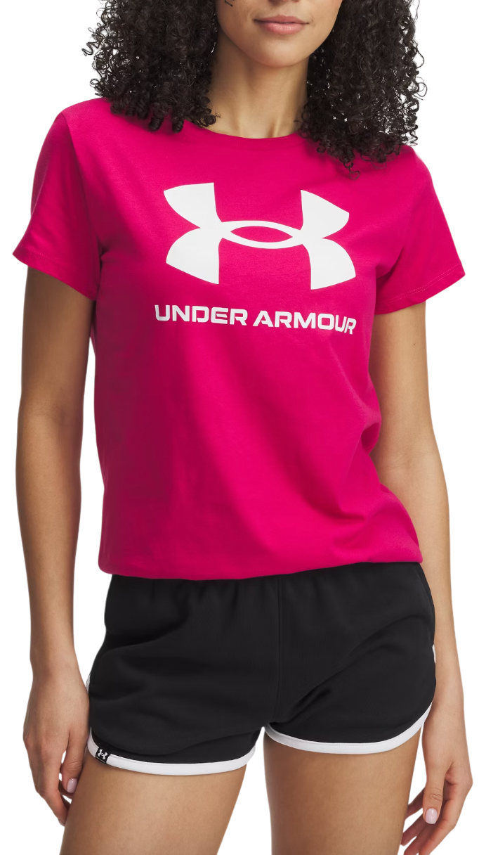 T-shirt Under Armour Rival Logo Short Sleeve T-Shirt Lyserød | 1356305-681, 0