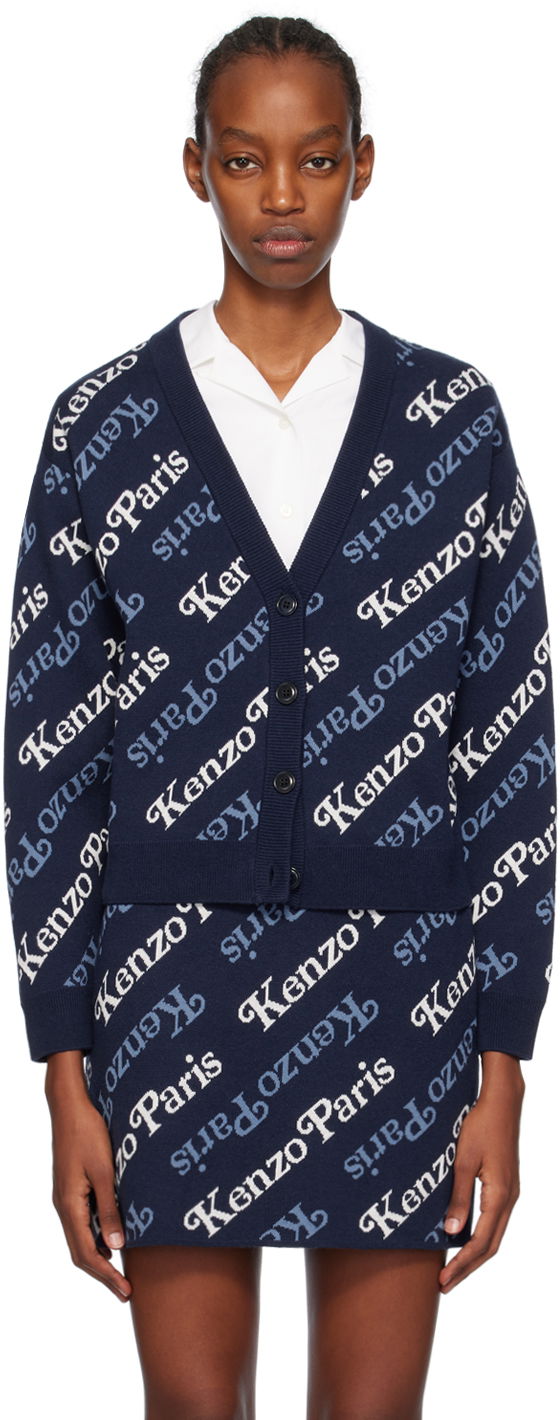 Sweater KENZO VERDY x Paris Cardigan Mørkeblå | FE52CA4603CB