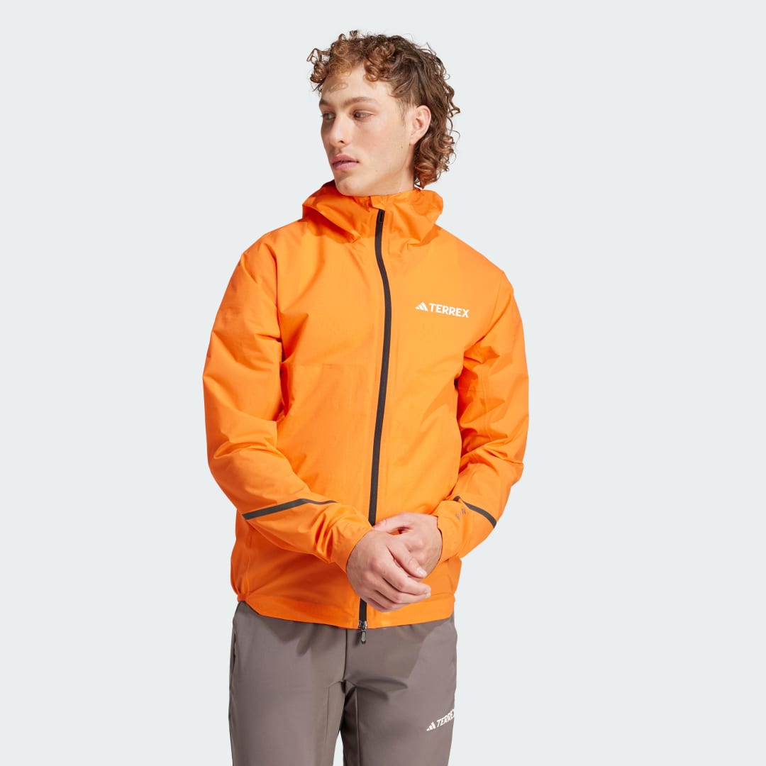 Jakke adidas Performance adidas TERREX Terrex Xperior 2.5L Light Rain.Rdy Orange | IP1420, 1