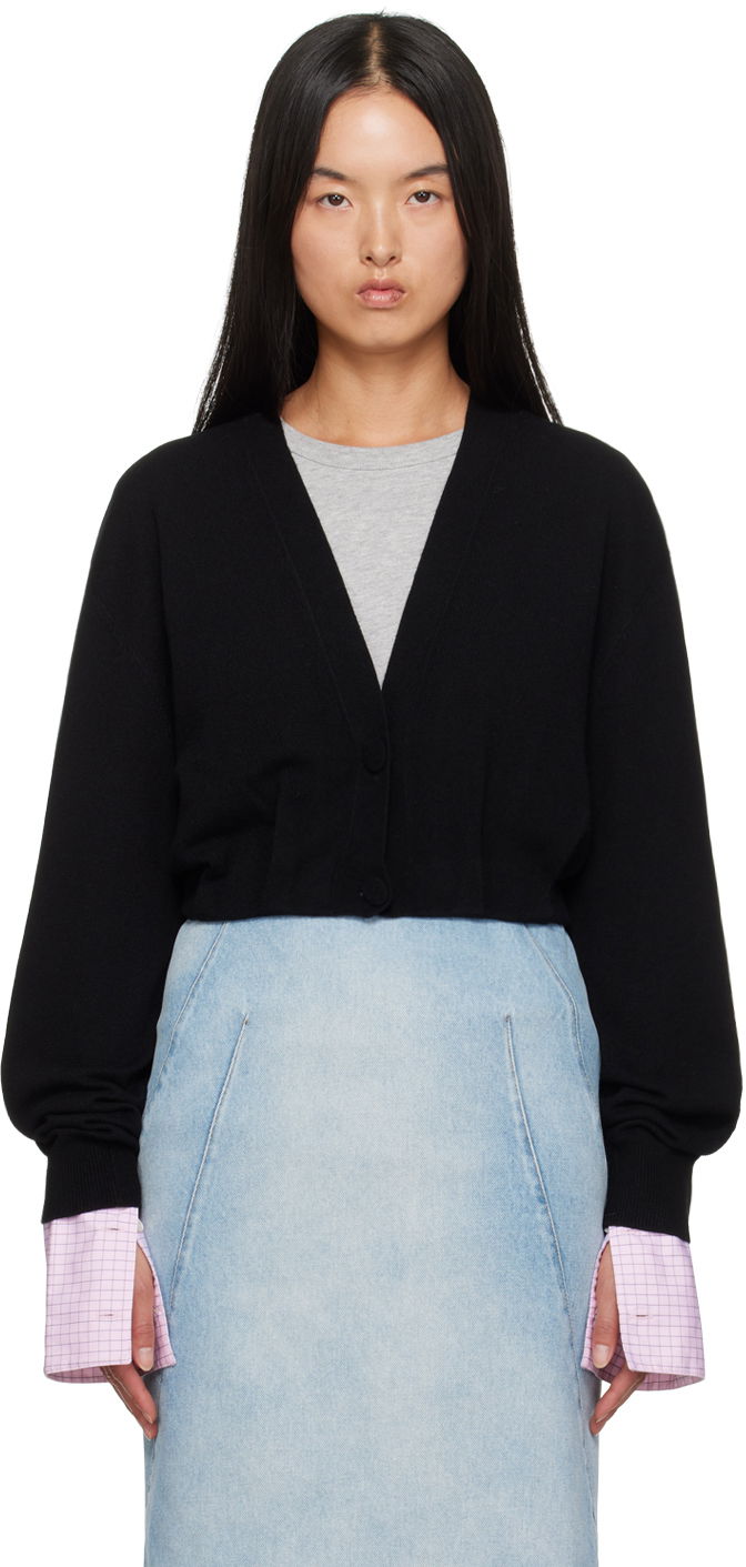 Sweater Dries Van Noten Cardigan Sort | 242-011213-9704