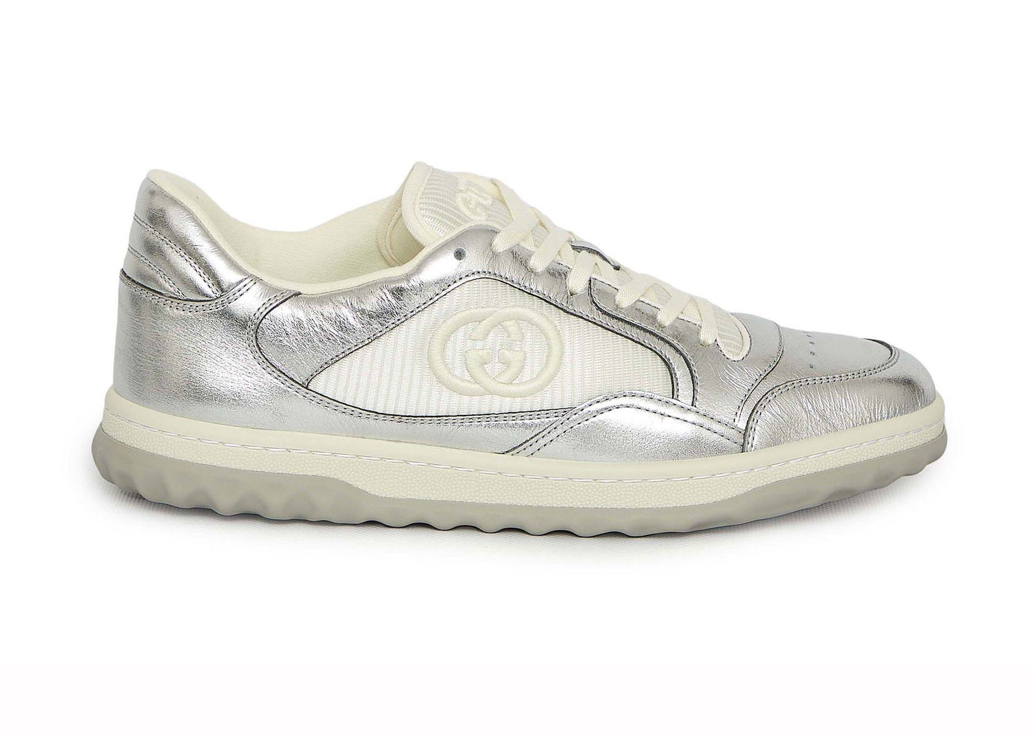 Sneakers og sko Gucci MAC80 Trainer Silver White W Hvid | 750834AACA98141, 0