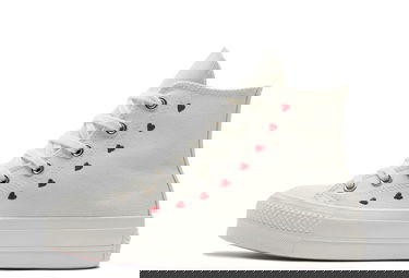 Sneakers og sko Converse Chuck Taylor All-Star Lift Hi "Embroidered Hearts" W Hvid | A01599C, 2