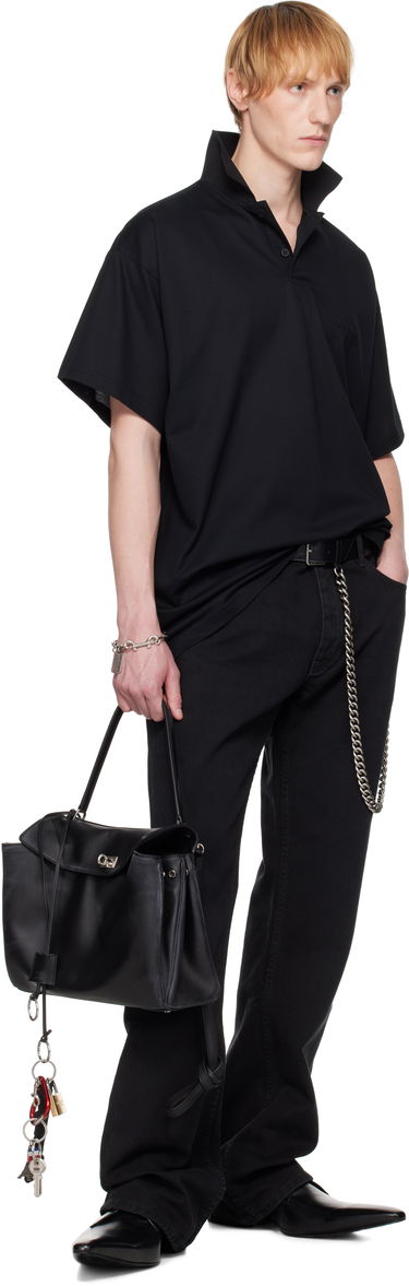 Jeans Balenciaga Balenciaga Straight Fit Jeans Sort | 810788TQW83, 4
