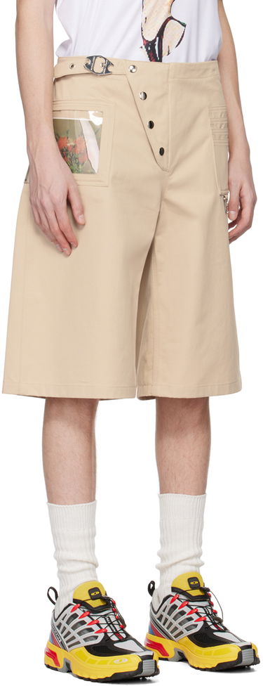 Shorts Chopova Lowena Chopova Lowena Miller Wallet Shorts Beige | 4078, 1