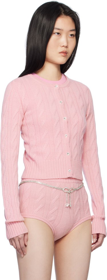 Sweater Blumarine Blumarine Wool & Cashmere Knit Cardigan Lyserød | P522M570A, 1