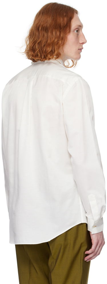 Skjorte Paul Smith Paul Smith Embroidered Shirt Hvid | M1R-700YE-M02263-04, 2