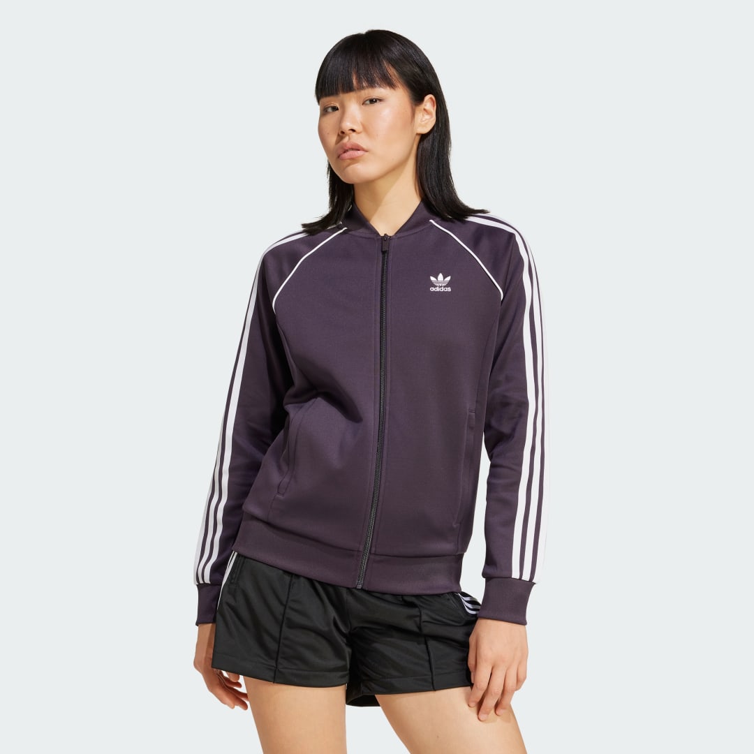 Bomberjakke adidas Performance Adicolor Classics SST Track Jacket Lilla | IY2167, 0