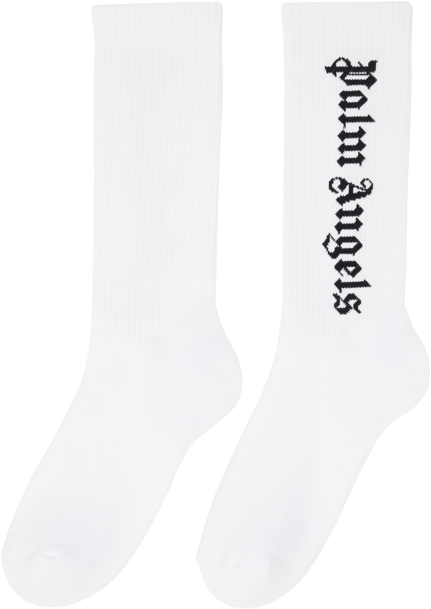 Sokker Palm Angels Logo Socks Hvid | PMRA001C99FAB0020110, 1