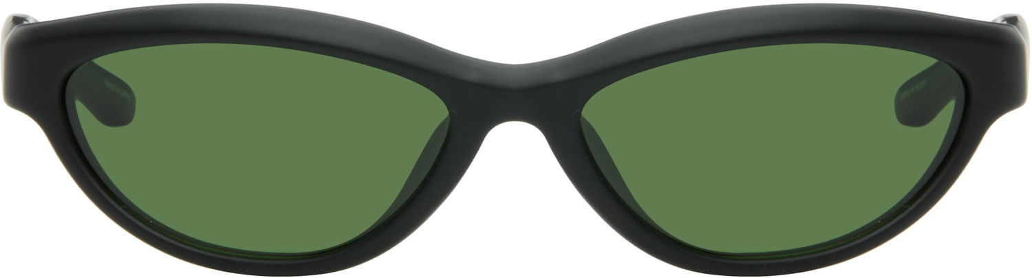 Solbriller Jacquemus Jacquemus 'The Curvo' Sunglasses Sort | JAC134C5SUN, 0