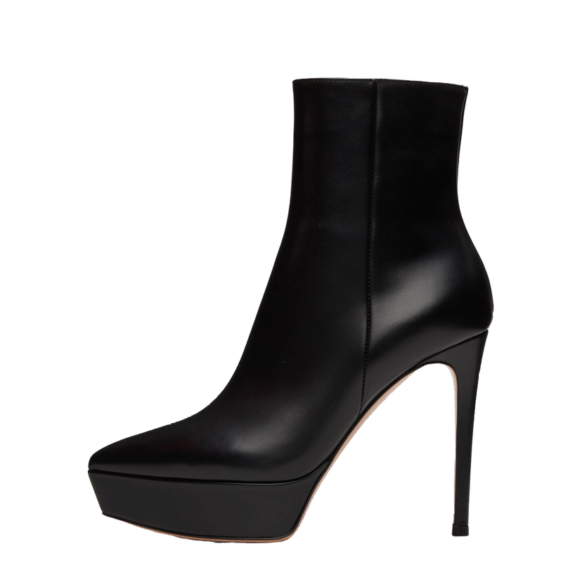 Sneakers og sko Gianvito Rossi Dasha Platform Ankle Boots Sort | G73593.85RIC.VIT