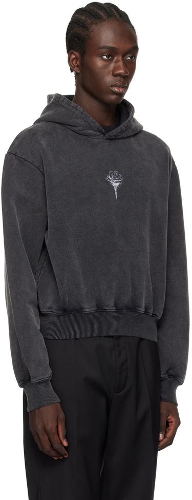 Sweatshirt Han Kjøbenhavn Han Kjobenhavn Rose Hoodie Sort | M-133219, 1