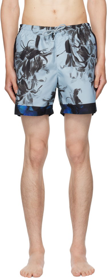 Badetøj Dries Van Noten Dries Van Noten Patterned Swim Shorts Blå | 252-022500-2270, 0