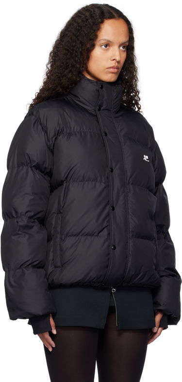 Puffer jakke Courrèges Courrèges Insulated Puffer Jacket Hvid | 323CMA105PL0112, 4