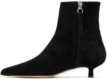 Skopleje Aeyde Aeyde Sofie Suede Kitten Heel Ankle Boots Sort | A11-AB-RMAP35KT-222-800-022, 2