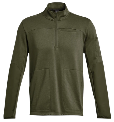 Sweatshirt Under Armour Under Armour Tac Rival Job Fleece 1/4 Zip Grøn | 1379203-390, 2