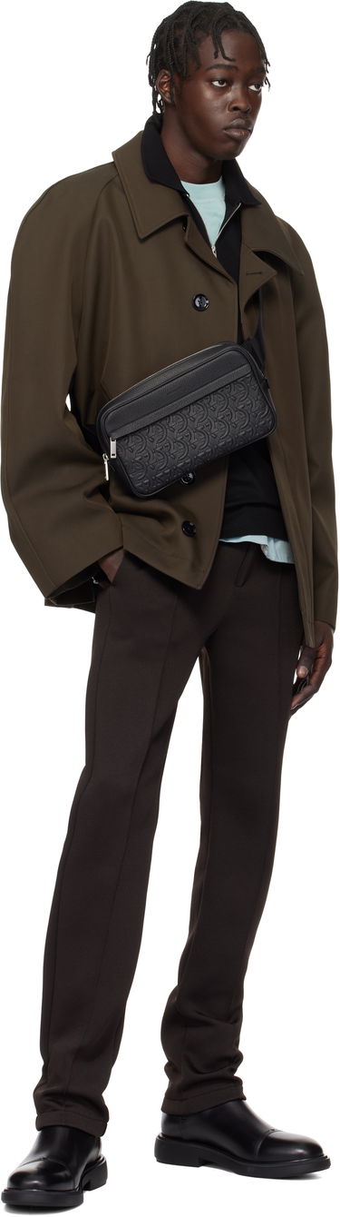 Taljetaske FERRAGAMO Ferragamo Gancini Embossed Leather Belt Bag Sort | 769479, 3