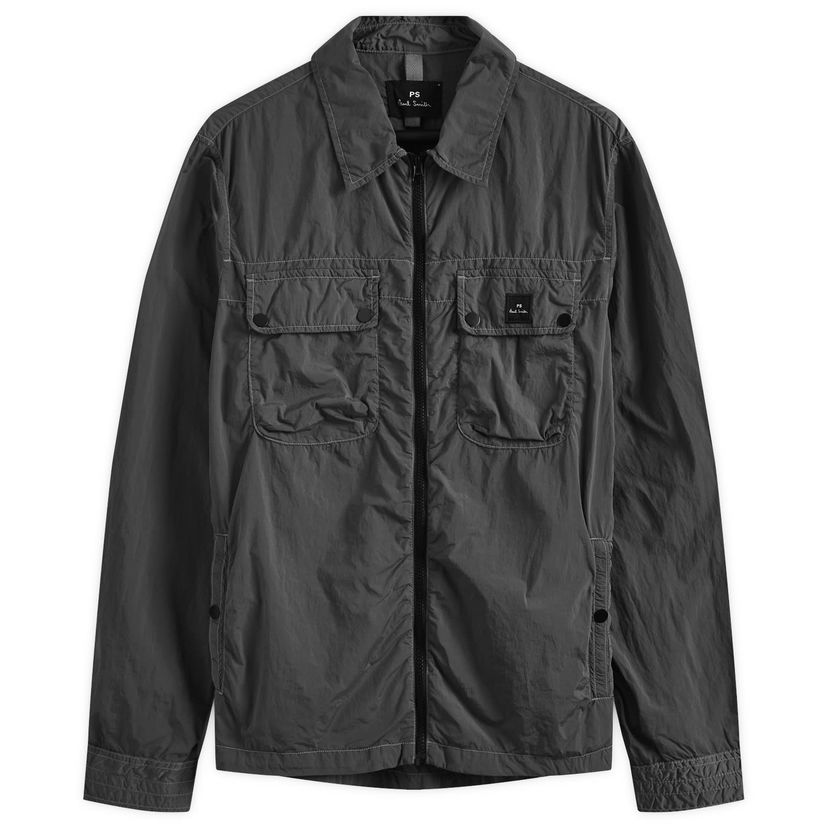 Vindjakke Paul Smith PS by Paul Smith Zip-Front Nylon Jacket Grå | M2R-023Z-N22158-79