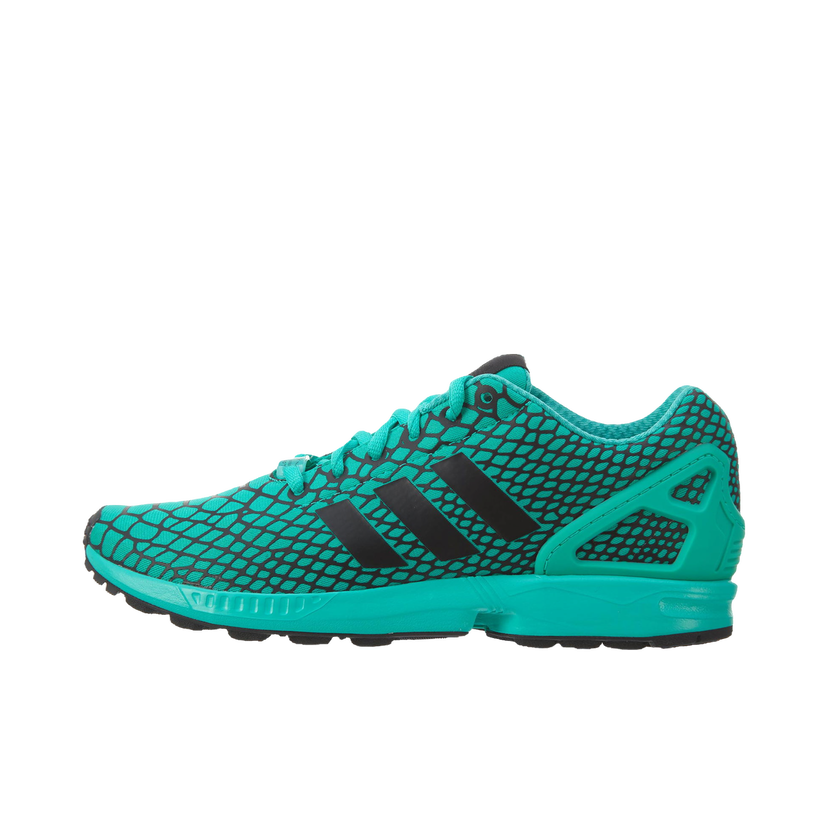 Sneakers og sko adidas Originals Zx Flux Techfit Cblack Shkmin Cblack Grøn | S79065