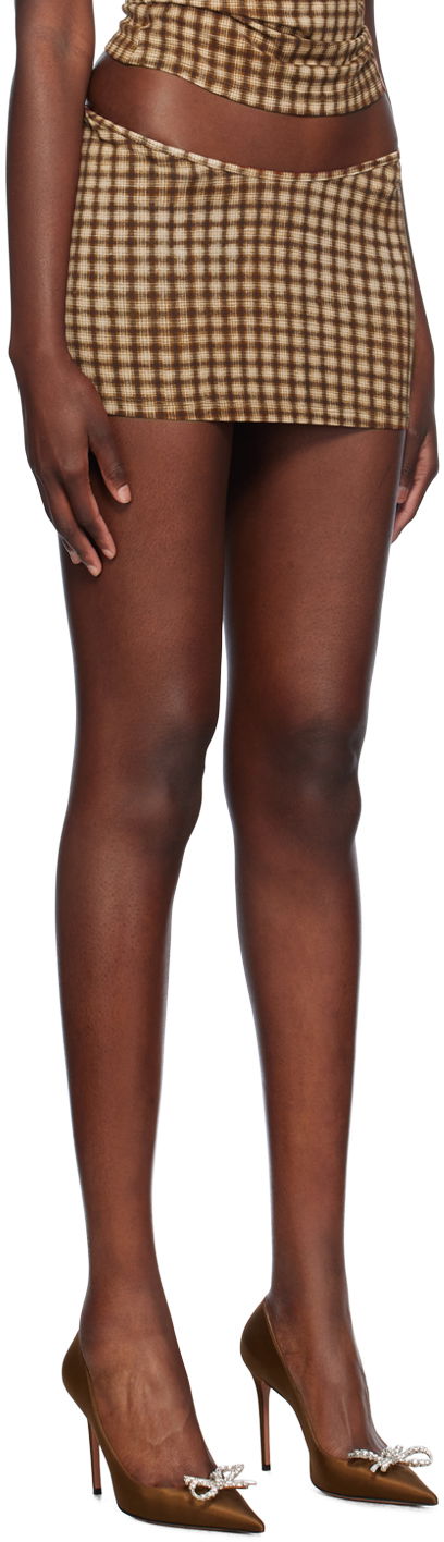 Nederdel Miaou Miaou Elektra Cutout Miniskirt Brun | 4014TJBPLD, 1