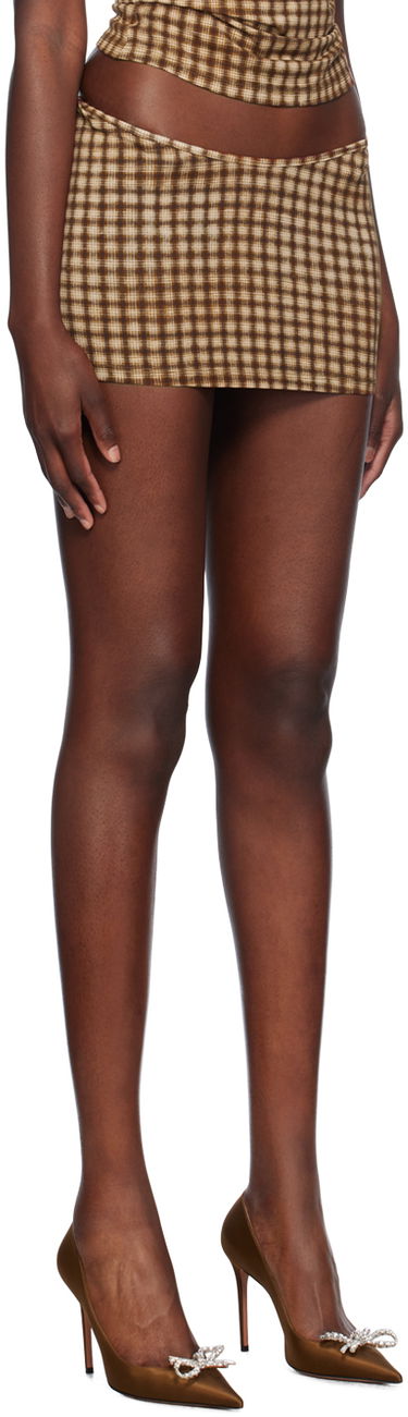 Nederdel Miaou Miaou Elektra Cutout Miniskirt Brun | 4014TJBPLD, 1