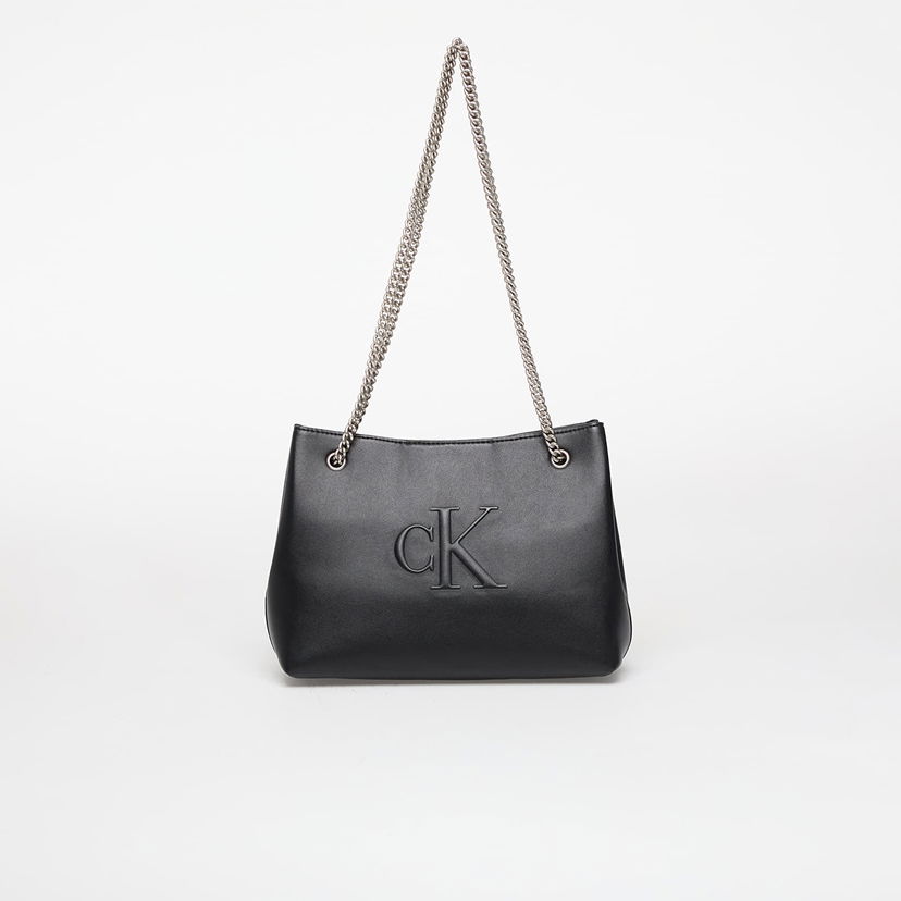 Håndtaske CALVIN KLEIN Calvin Klein Jeans Sculpted Chain Shoulder Bag Sort | LV04K3163G UB1
