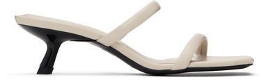 Skopleje Anine Bing ANINE BING Hilda Two-Strap Kitten Heel Mules Beige | A-14-11101-IVY17, 0