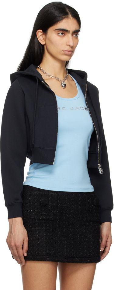 Sweatshirt Marc Jacobs Marc Jacobs Charm Cropped Hoodie Sort | 2S5RTP086C06, 1