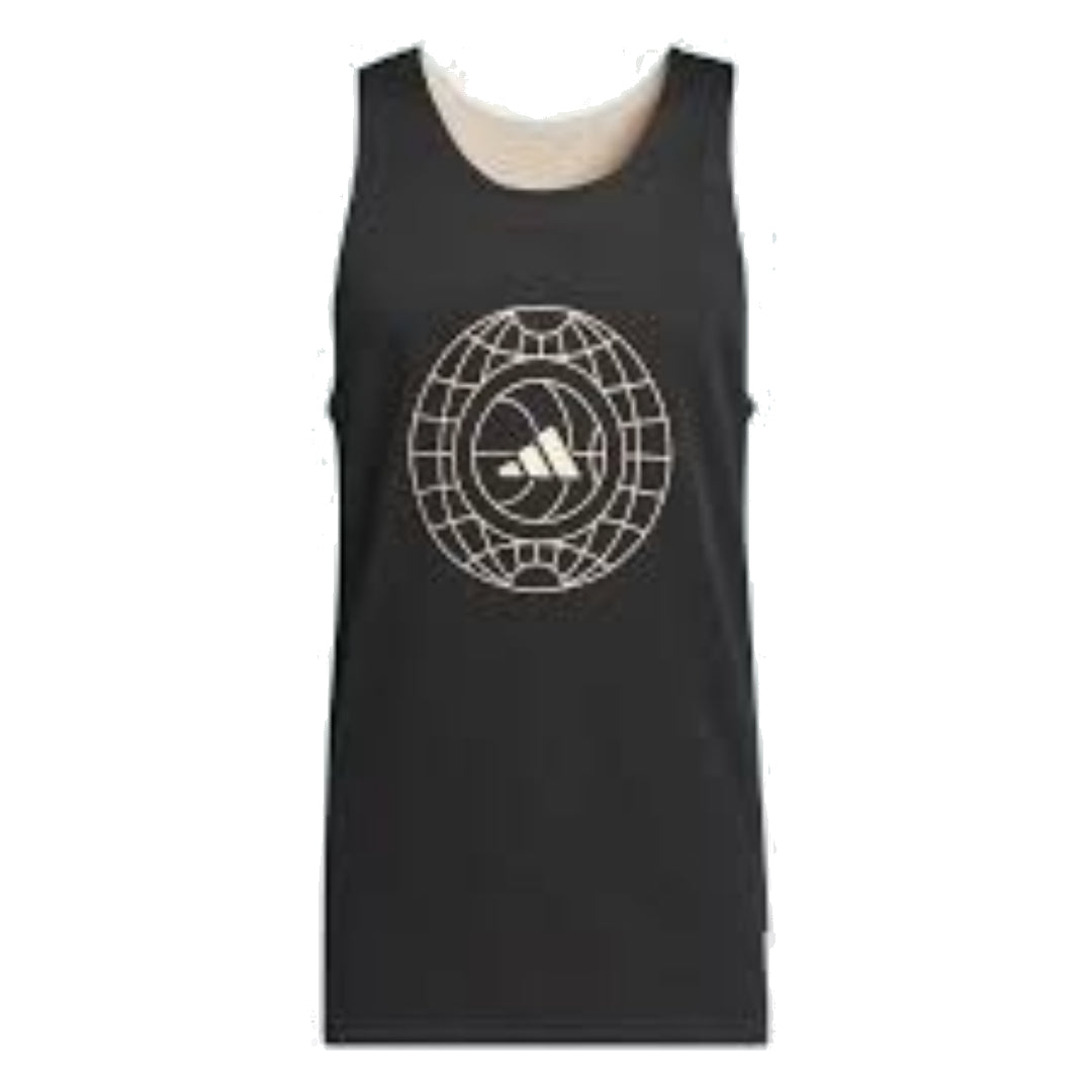 Tanktop adidas Originals Select World Wide Hoops Jersey Sort | IU2435, 0