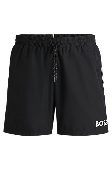 Badetøj BOSS BOSS Quick-Drying Swim Shorts with Contrast Details Sort | 50514429, 0