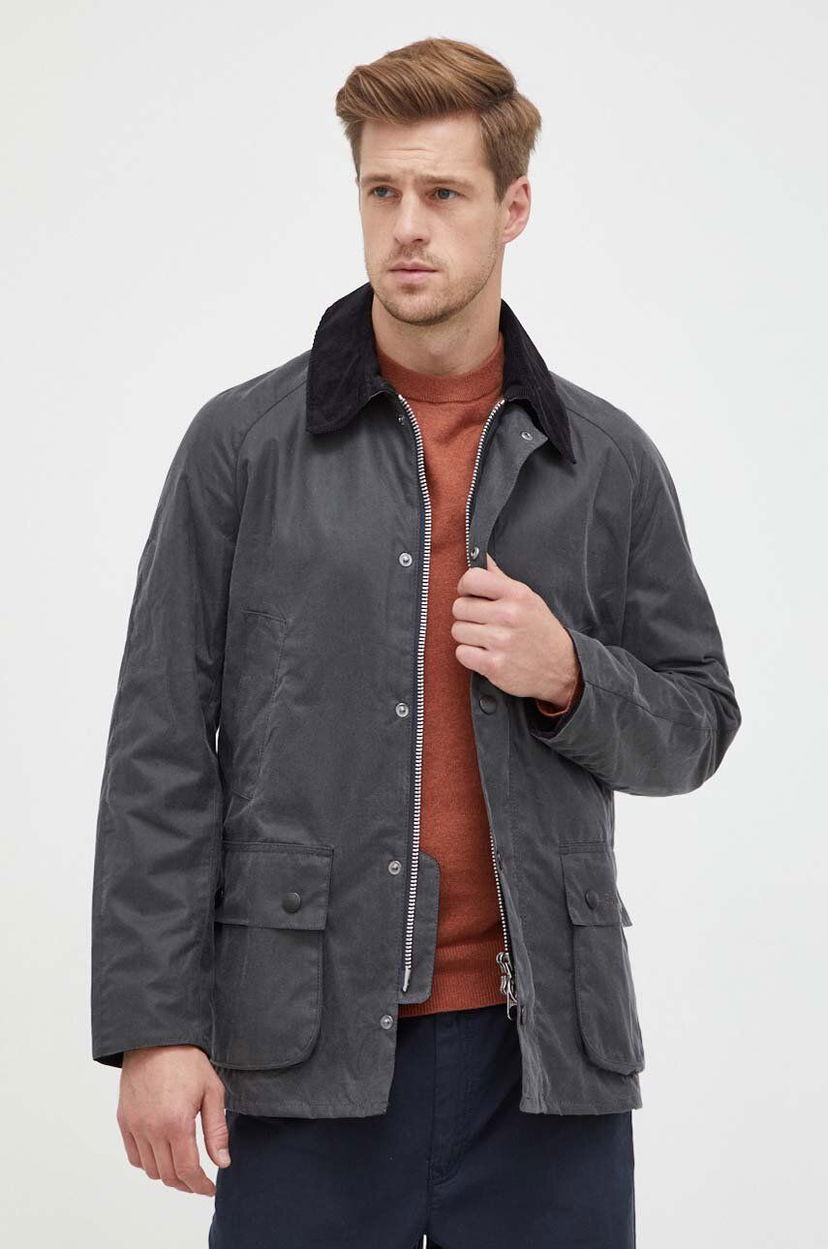 Jakke Barbour Ashby Wax Jacket Grå | MWX0339