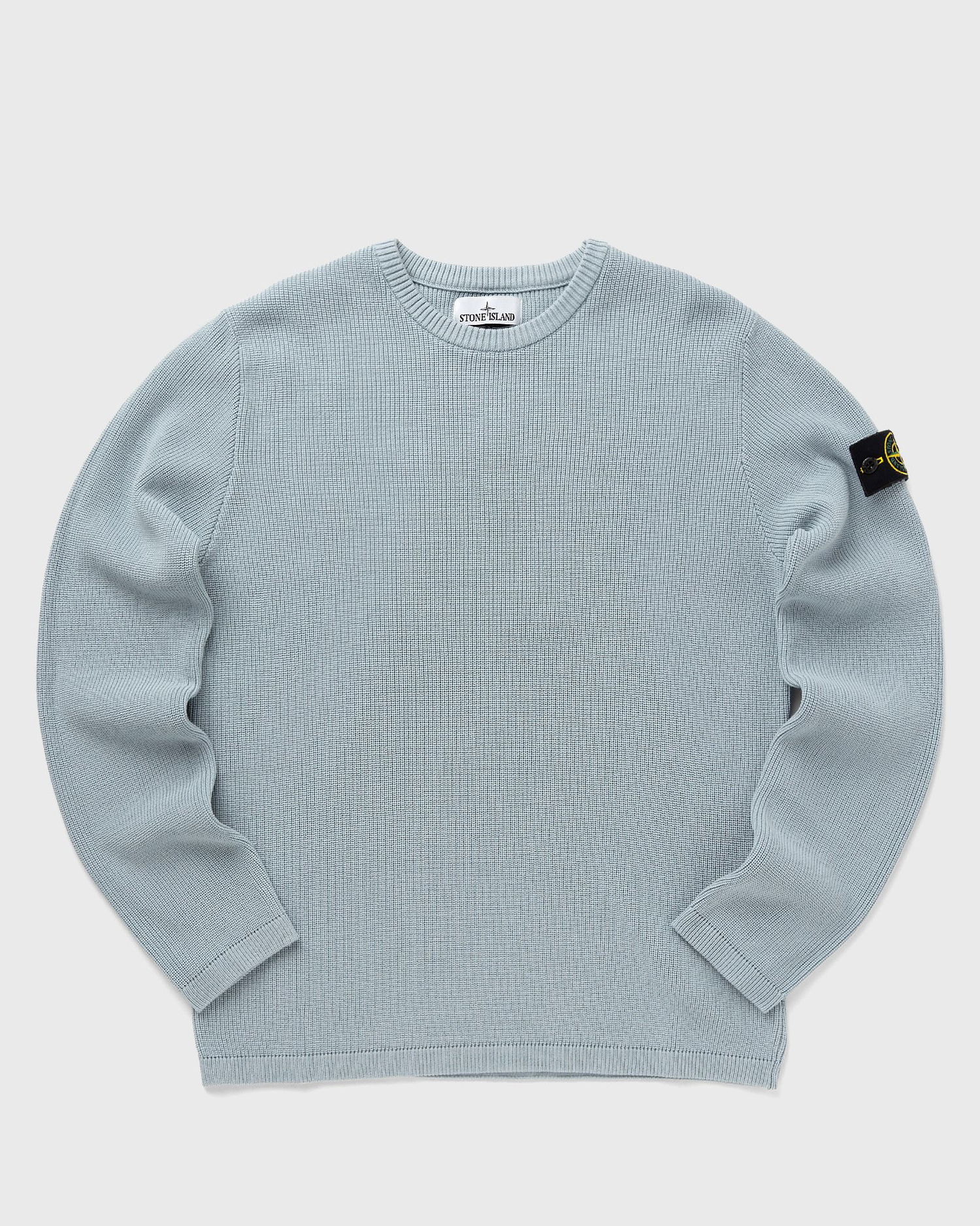 Sweater Stone Island Patch Crewneck Blå | 8015514D8.V0041, 0