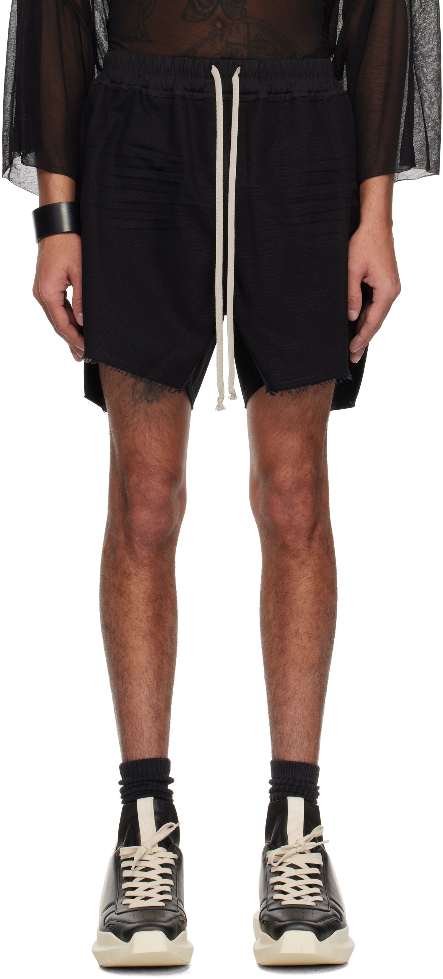 Shorts Rick Owens Rick Owens Hollywood Boxers Shorts Sort | RR01E5306 CVSD, 0