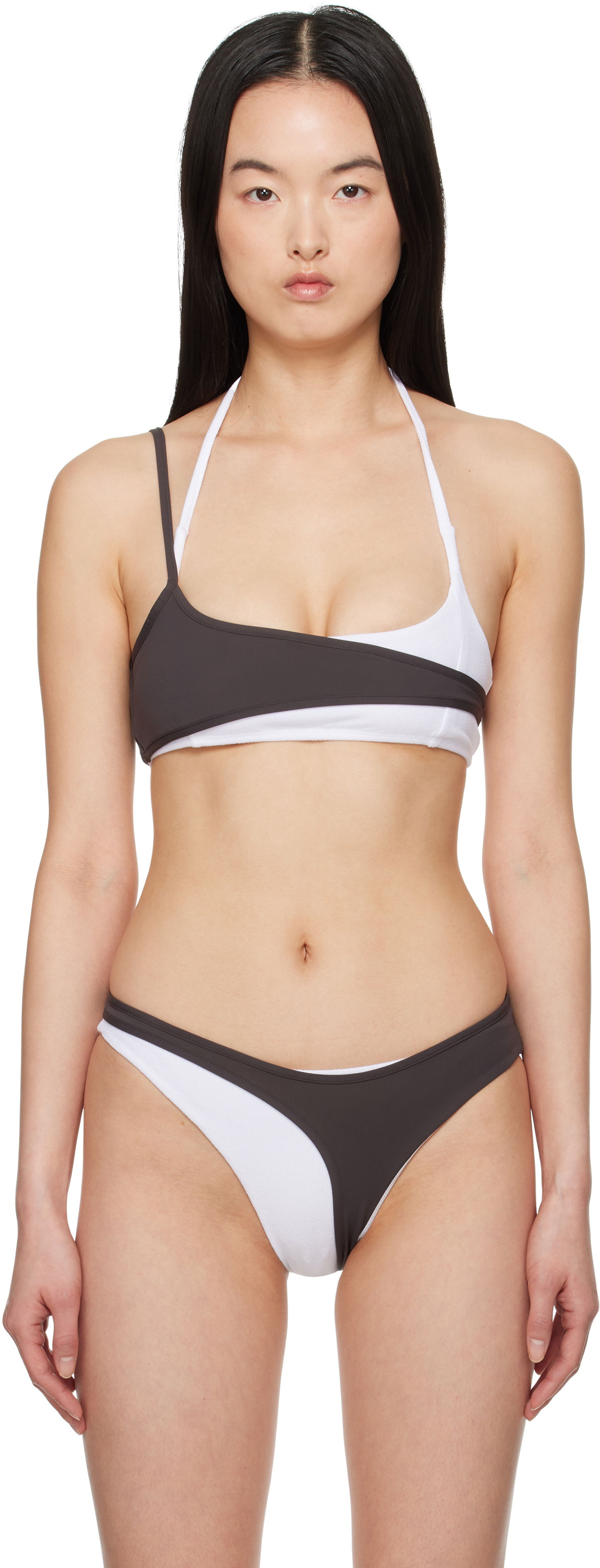 Badetøj Ottolinger Ottolinger Layered Bikini Top Brun | 10280030302, 0
