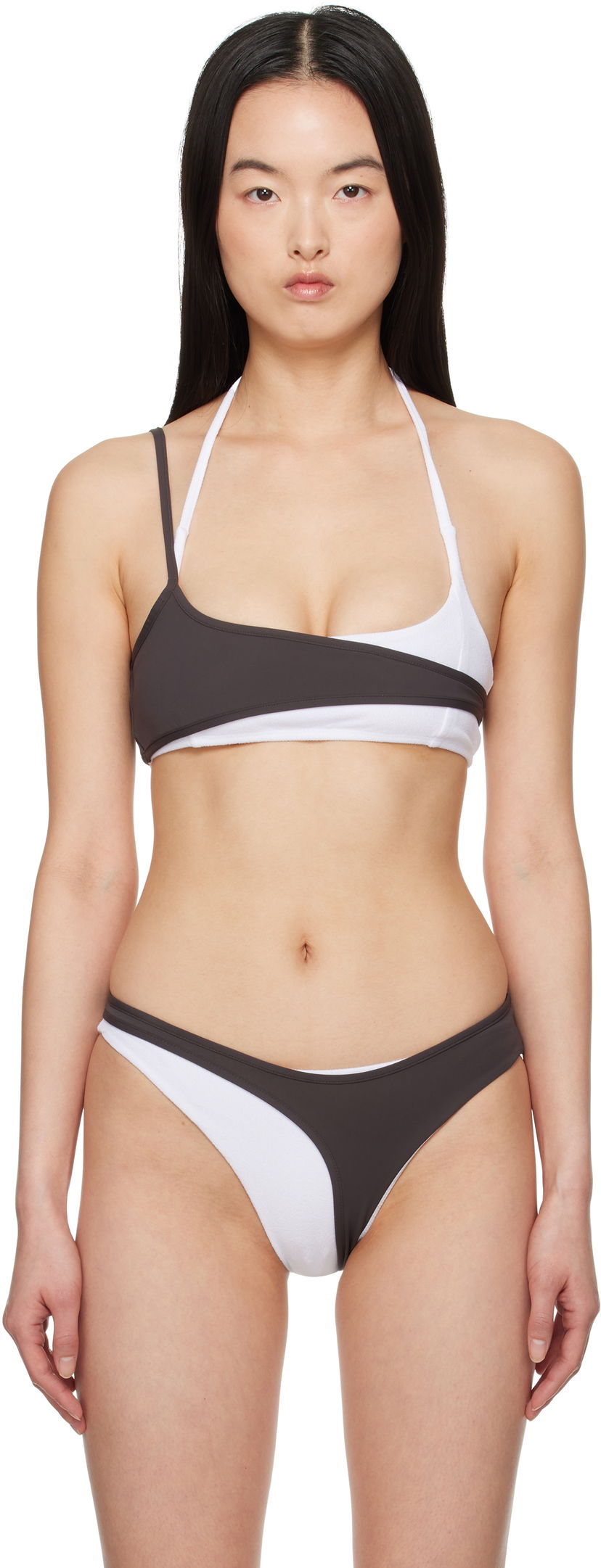 Badetøj Ottolinger Ottolinger Layered Bikini Top Hvid | 10280030302