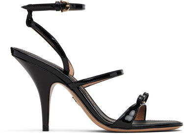 Tilbehør FERRAGAMO Salvatore Ferragamo Strappy Vara Bow Heeled Sandals Sort | 782880, 0