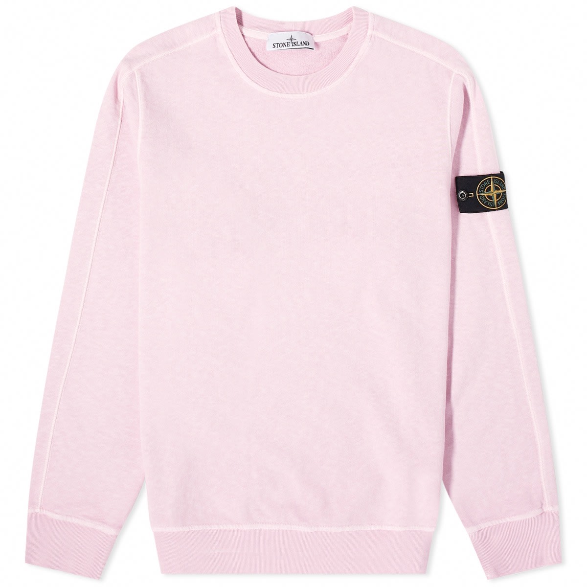 Sweater Stone Island Garment Dyed Malfile Crewneck Lyserød | 801566060-V0180, 0