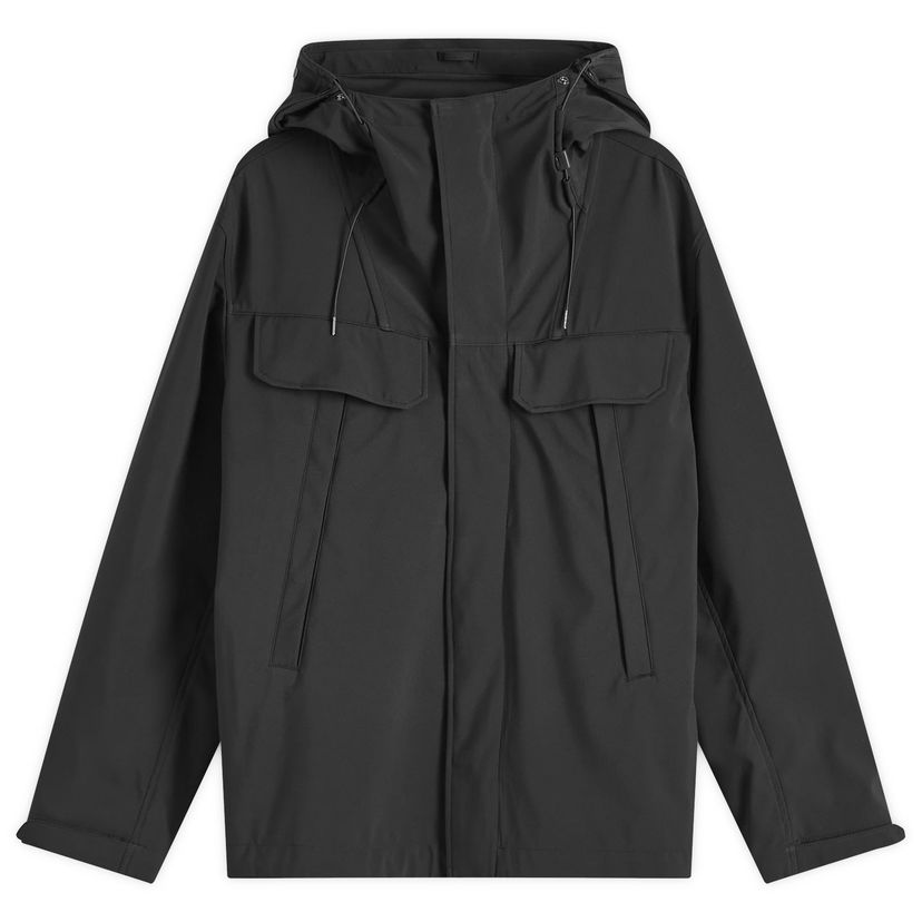 Vindjakke C.P. Company Shell-R Goggle Double Pocket Jacket, Size Large Sort | 18CMOW003A-005968A-999